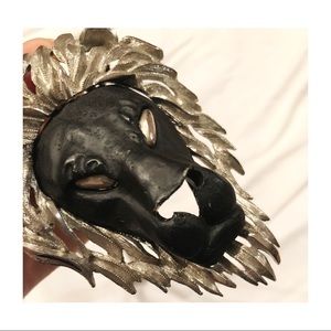 Vintage 70s lion Luca Razza necklace